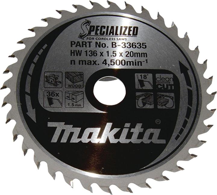 Immagine prodotto Makita Lama di sega circolare SPECIALIZZATA 136