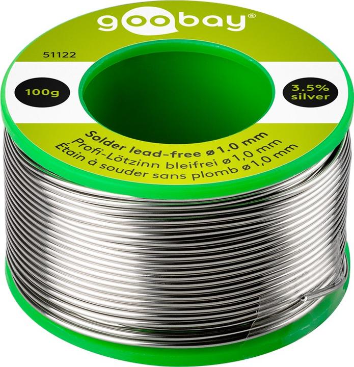 Goobay Profi-Lötzinn bleifrei, ø 1,0 mm, 100 g (Lötzinn)