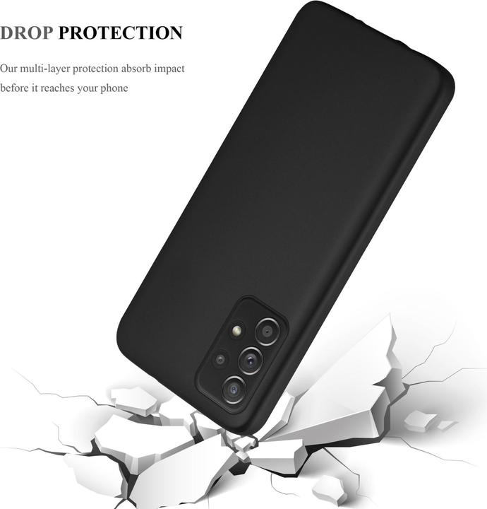 Produktbild Cadorabo TPU Matt Metallic Hülle (Samsung Galaxy A52, Samsung Galaxy A52 5G, Samsung Galaxy A52s 5G)