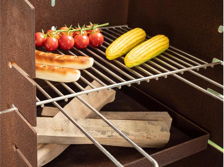Actual product image Nouvel Fire column Trapez Corten (45 cm)
