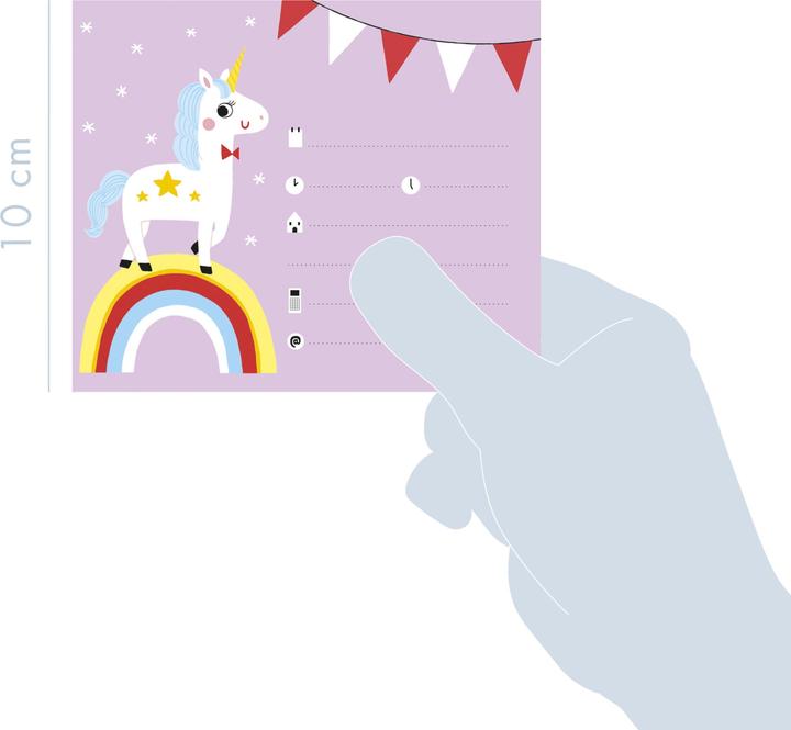 Immagine prodotto Avenue Mandarine Biglietto d'invito Unicorno 17 x 10 cm (12 pz.)