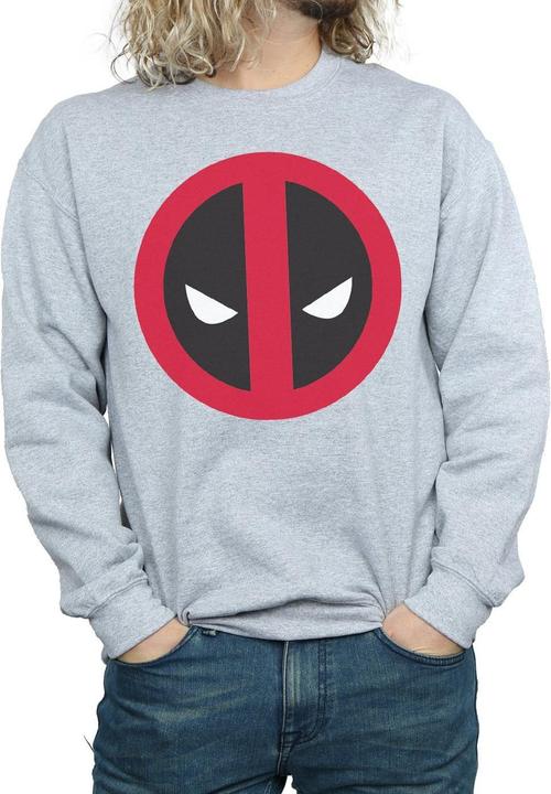 Actual product image Mens Deadpool Large Clean Logo Sweatshirt (M)