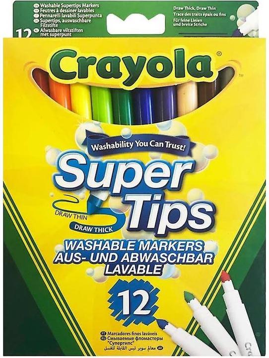 Produktbild Crayola Marker mit Super-Point (Multi, 12 x)
