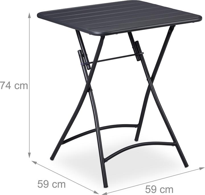 Actual product image Relaxdays Foldable table (59 cm)