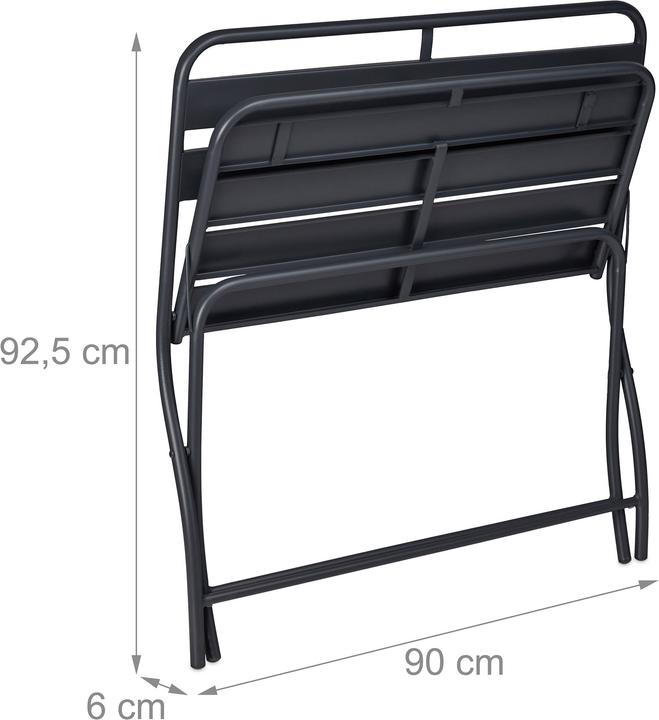 Image du produit Relaxdays Banc jardin