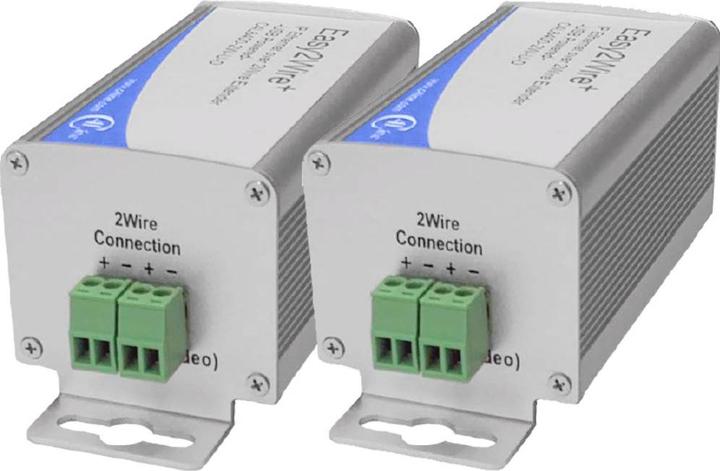 Produktbild Renkforce RF-2982884 Netzwerkverlängerung 2-Draht Reichweite (max.): 400m 2 St. 100MBit/s ohne PoE-