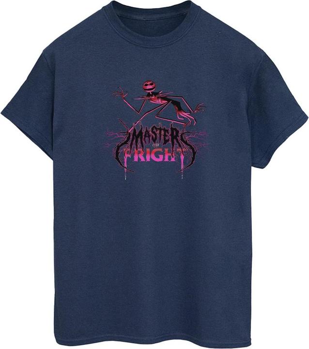 Actual product image The Nightmare Before Christmas Womens/Ladies Master Fright Cotton Boyfriend T-Shirt (M)
