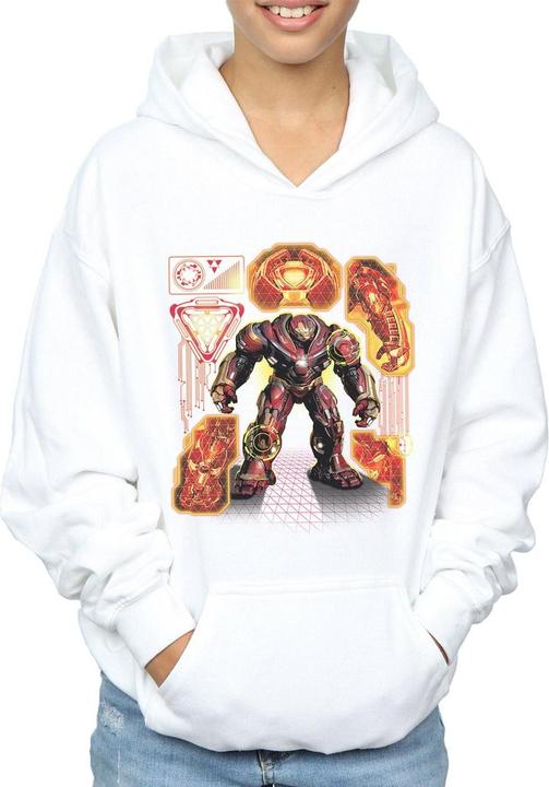 Produktbild Avengers Infinity War Hulkbuster Blueprint Kapuzenpullover Jungen (128)