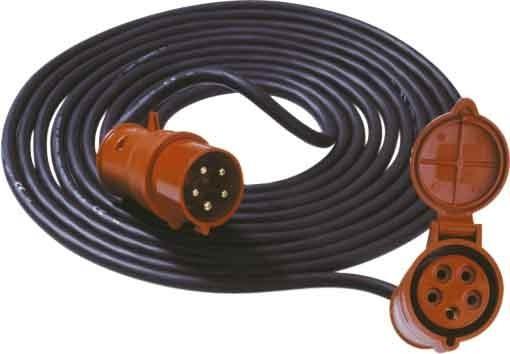 Produktbild Bachmann 347.171 10m Schwarz/Rot Stromkabel (10 m, CEE)
