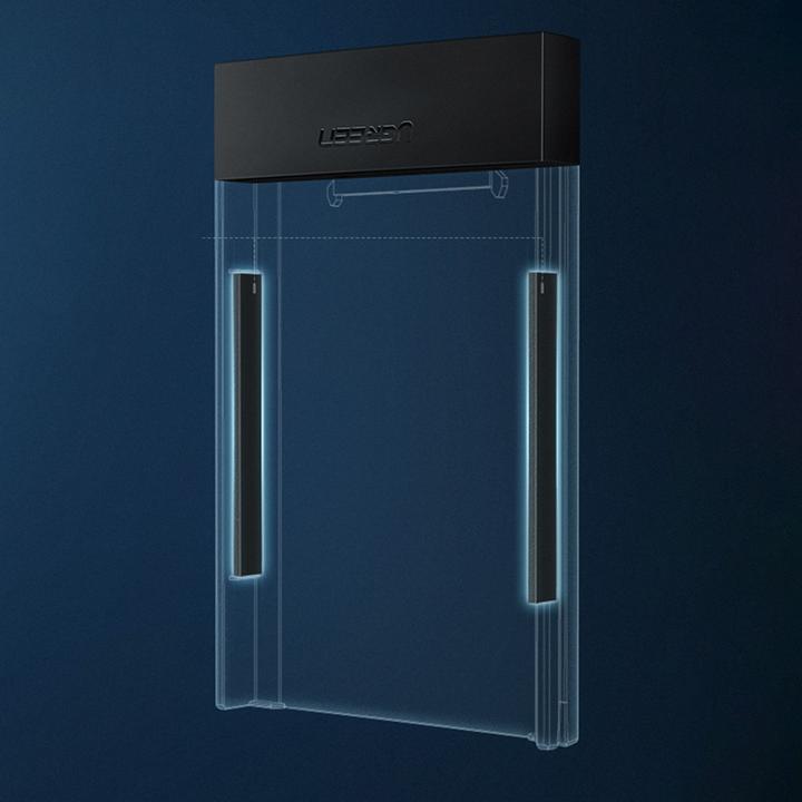 Actual product image Ugreen SSD/HDD enclosure 2.5" USB 3.0 SATA black (CM237) (2.5")