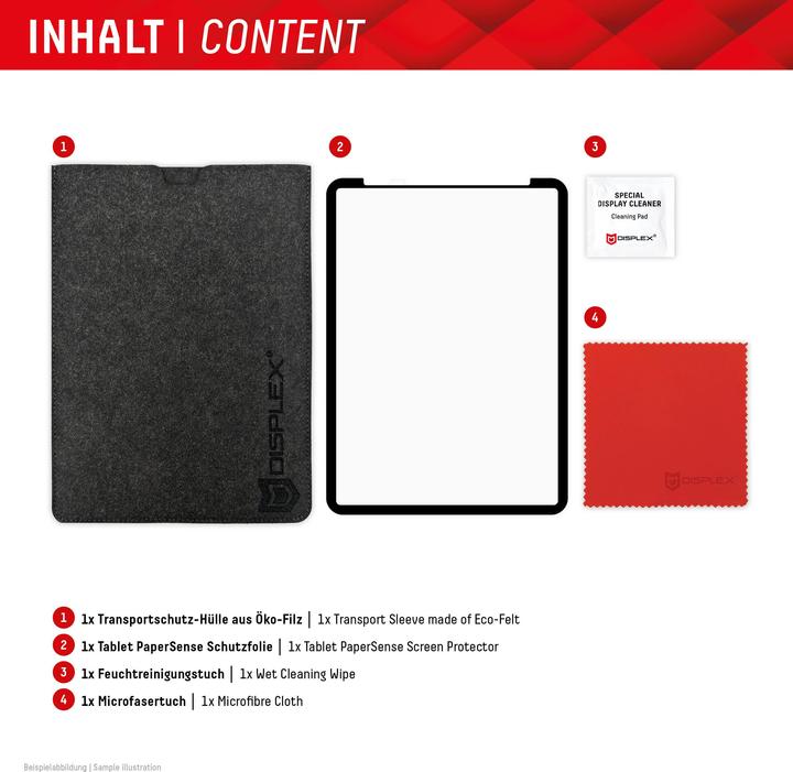 Productafbeelding Displex Tablet Papersense, iPad Paper Feeling Schutzfolie (1 Stuk, iPad Pro 11 2020 (2e generatie), iPad Pro 11 2022 (4e generatie), iPad Pro 11 2018 (1e Gen), iPad Pro 11 2021 (3e generatie), iPad Air 2020 (4e generatie), iPad Air 2022 (5e gen))