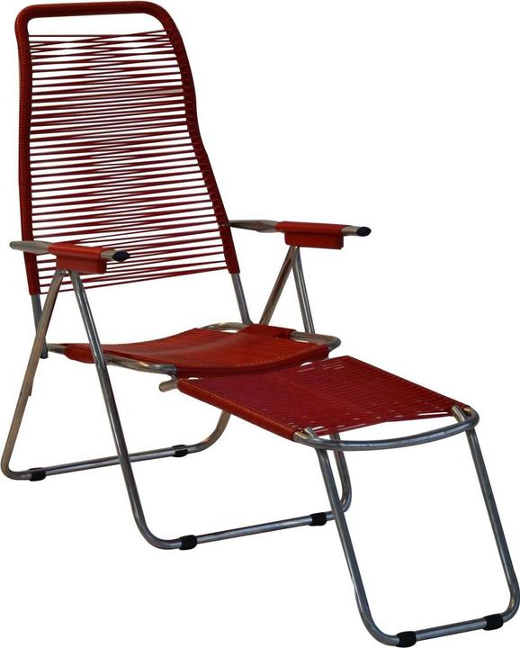 Actual product image Fiam Spaghetti Relax Chair, Cherry Red (138 cm)