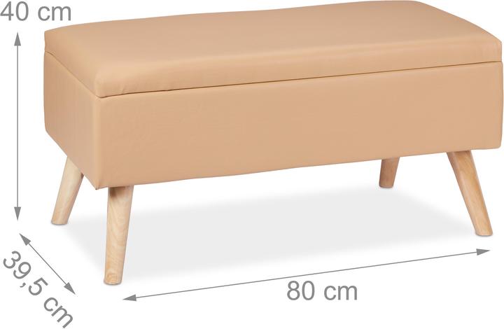 Immagine prodotto Relaxdays Panca contenitore (80 cm)
