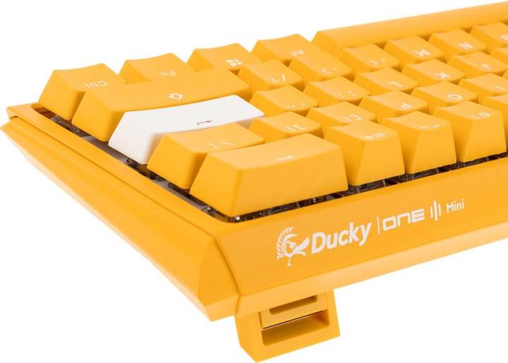 Actual product image Ducky One 3 Yellow Mini Gaming Keyboard, RGB LED - MX-Black (US) (US, Cable)