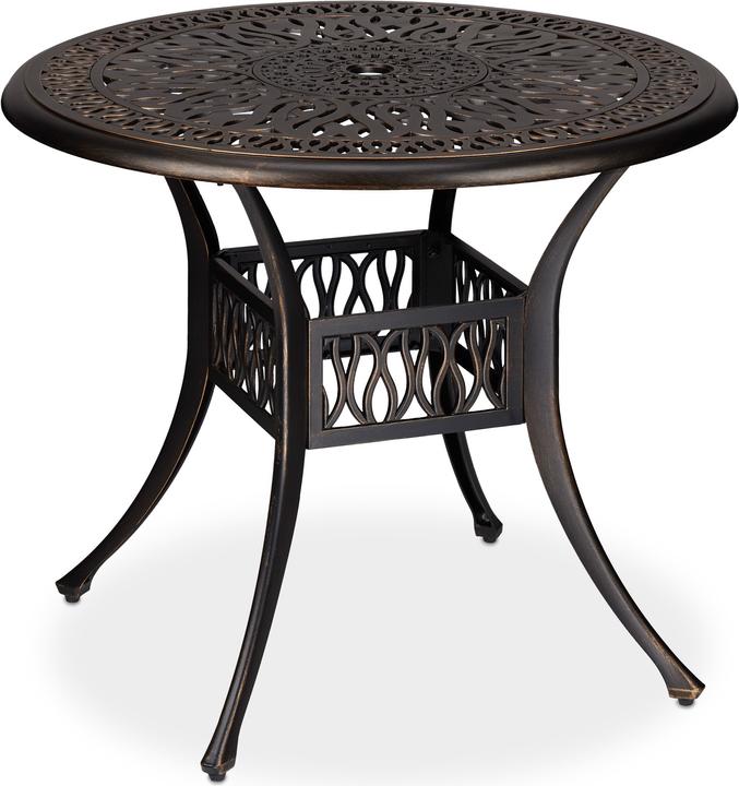 Actual product image Relaxdays garden table (90 cm)