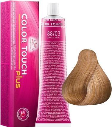 Actual product image Wella Color Touch Plus (88/03 light blonde intense natural-gold)