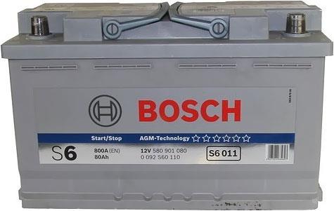 Actual product image Bosch Automotive S6 011 Agm (12 V, 80 Ah, 800 A)