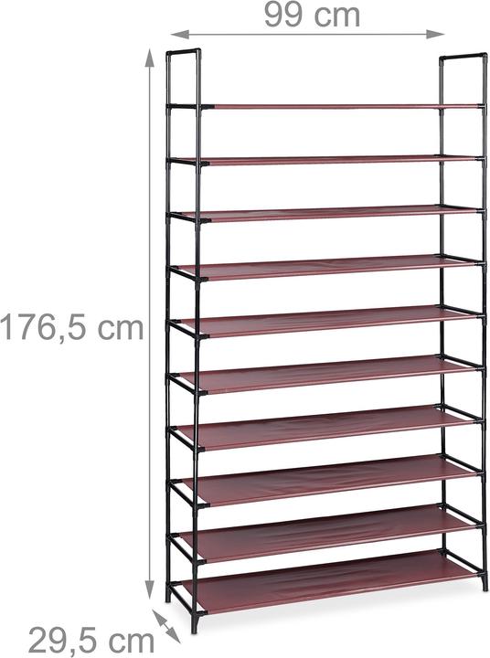 Actual product image Relaxdays Mila (99 x 29.5 x 176.5 cm)