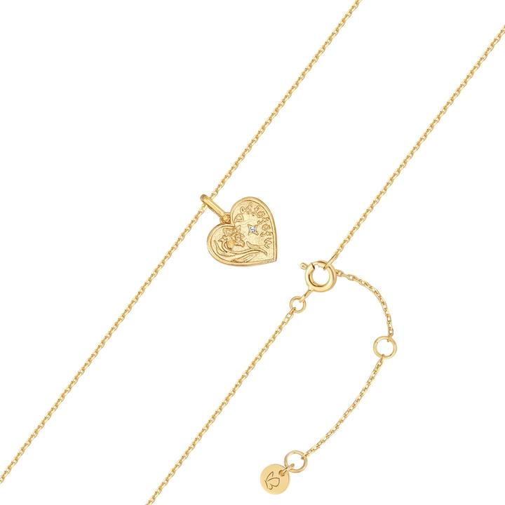 Produktbild Glanzstücke München Damen Halskette Geburtsblume März Narzisse - 37206 (Sterling Silber, 40 - 45 cm)