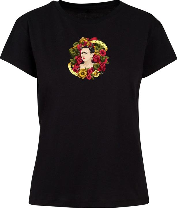 Merchcode Ladies Frida Kahlo - Much flowers Box Tee - 118579