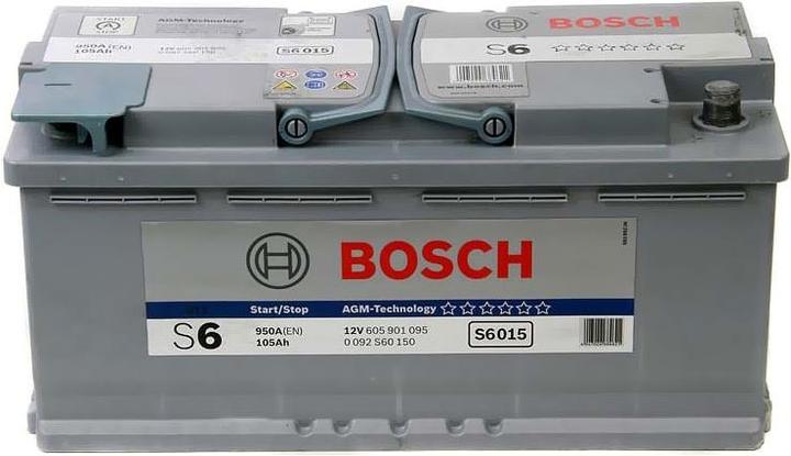 Image du produit Bosch Automotive S6 015 Agm (12 V, 105 Ah, 950 A)