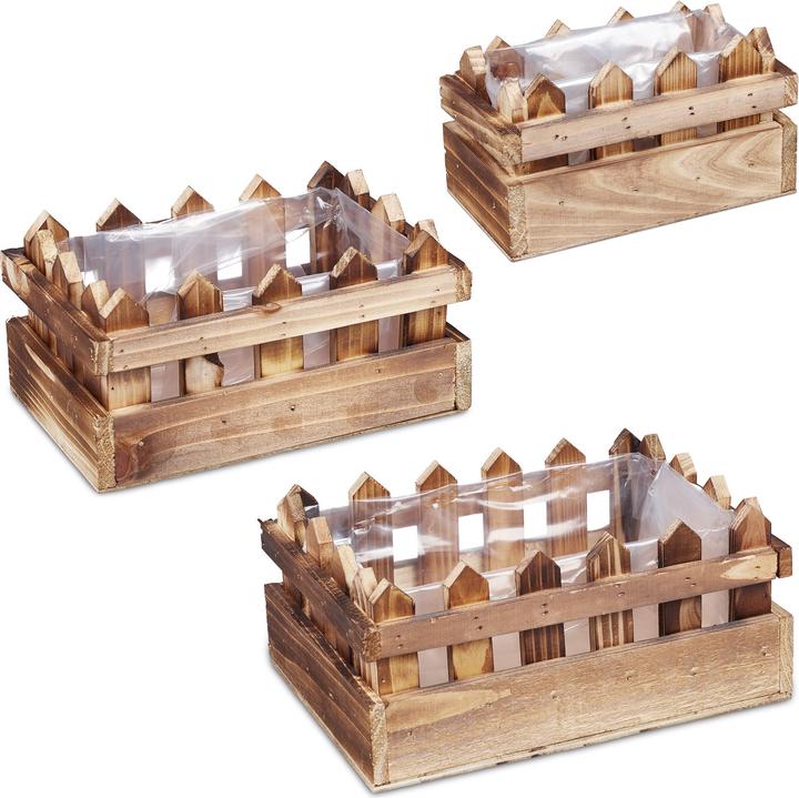 Image du produit Relaxdays Caissette à fleurs (25.50 cm)