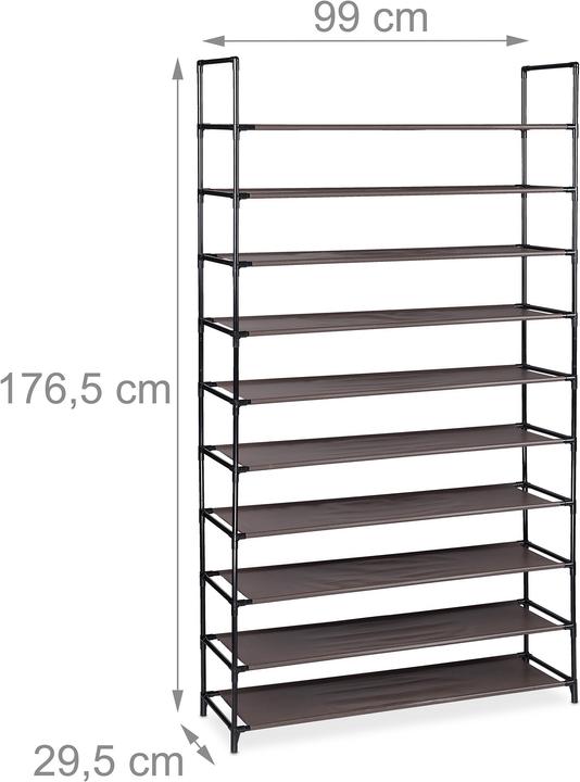 Actual product image Relaxdays Mila (99 x 29.5 x 176.5 cm)