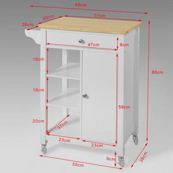Actual product image SoBuy Serving trolley