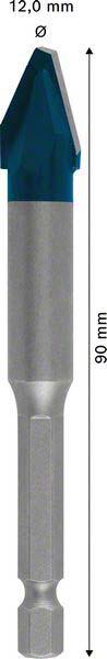 Produktbild Bosch Professional Zubehör EXPERT HEX-9 HardCeramic Bohrer, 12 x 90 mm (12 Millimeter)