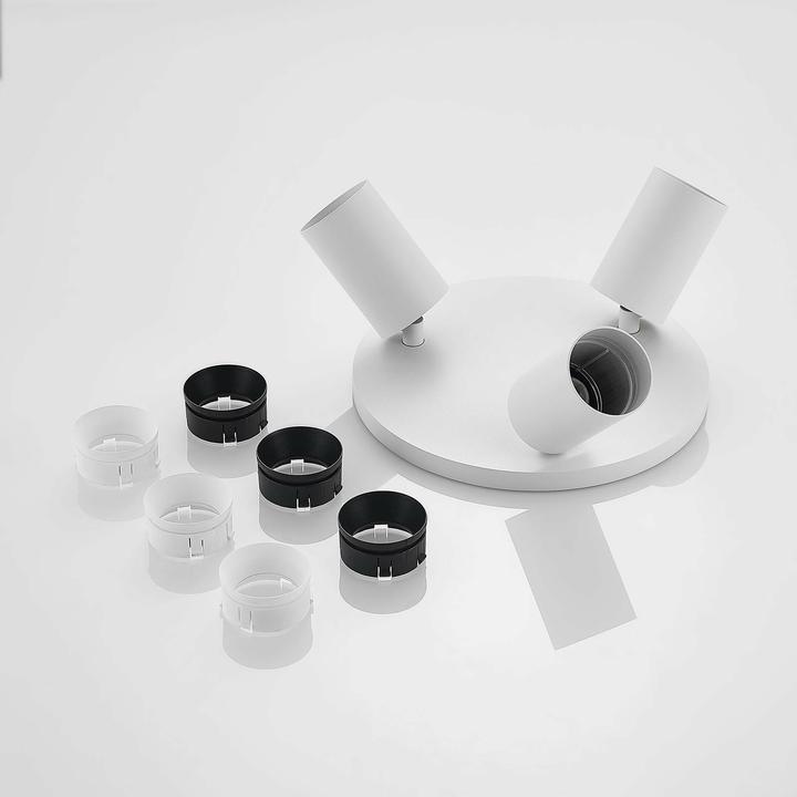Immagine prodotto Arcchio Faretto da soffitto Brinja, rotondo, 3 luci, bianco (GU10)