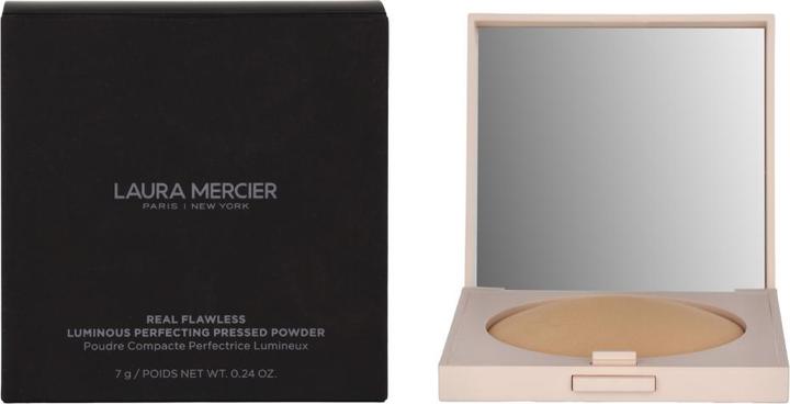 Actual product image Laura Mercier Real Flawless Lumin. Perfecting Pressed Powder (Translucent, Honey)