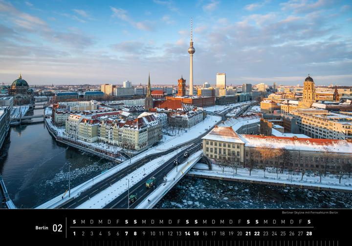 Image du produit Calendrier Berlin Premium 2026 (50 x 35 cm, Couverture rigide, Allemand)