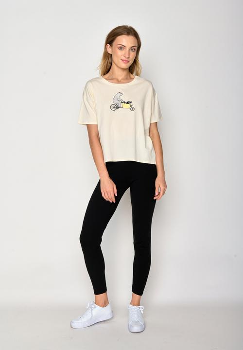 Produktbild Greenbomb Women's Bike Cargo Raccoon Feel T-Shirt (M)