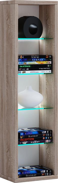 Produktbild VCM Wandregal Hängeregal Wandboard Holzregal "Rasito L" (21 x 14 x 77 cm)