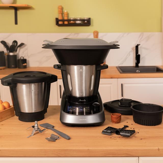 Actual product image Cecotec Robot Cuiseur Mambo Touch avec pichet Habana 10090 (Noir/Gris) (1600 W)