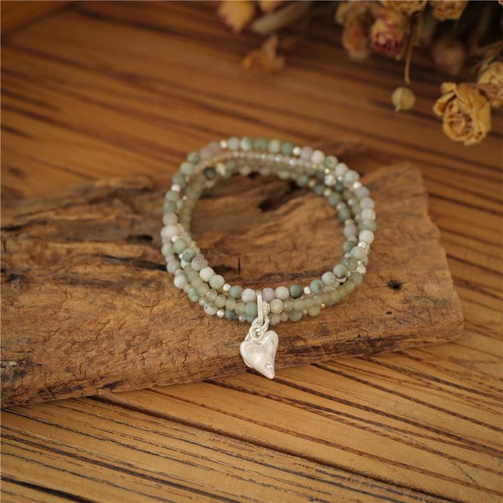 Produktbild Andreani Armband mit echter natürlicher Jade (8 cm)