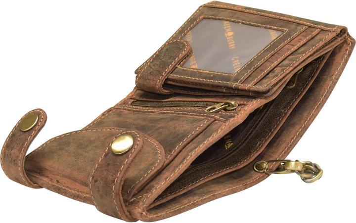 Actual product image Greenburry Vintage Indian wallet leather 10 cm