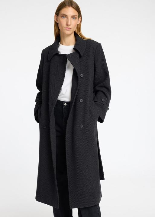 Actual product image Selected Femme Wool blend belt trench coat (38)