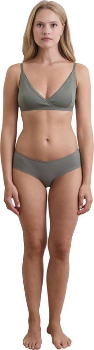Image du produit Vertbaudet Lot de 2 soutiens-gorge souples de grossesse et d'allaitement avec décolleté enveloppant, coton bio (80 E)