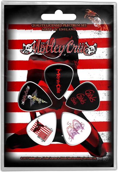 Rock Off Red,White & Crue Plectrum Pack (1 mm)