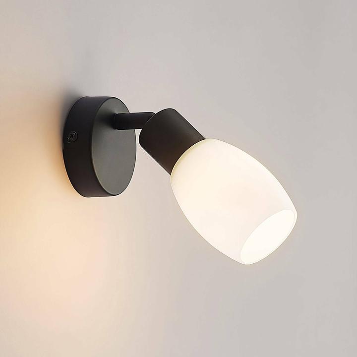 Actual product image Lindby Ilmana LED spotlight with glass, single flame (470 lm, E14)