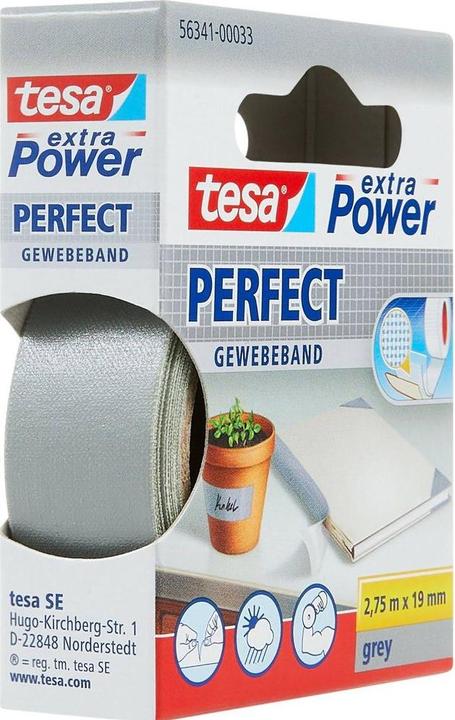 Actual product image tesa extra Power Perfect fabric tape (19 mm)