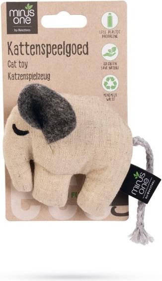 Image du produit Beeztees Minus One Jouet pour chats éléphant (Jouets avec herbe à chat)