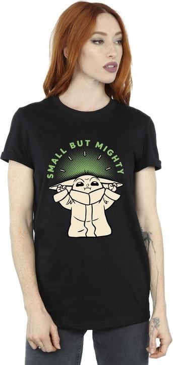 Image du produit Star Wars - T-shirt THE MANDALORIAN SMALL BUT MIGHTY GROGU - Femme (S)