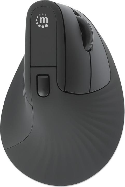 Produktbild Manhattan Vertikale Ergonomische Kabellose USB-Maus (Kabellos)