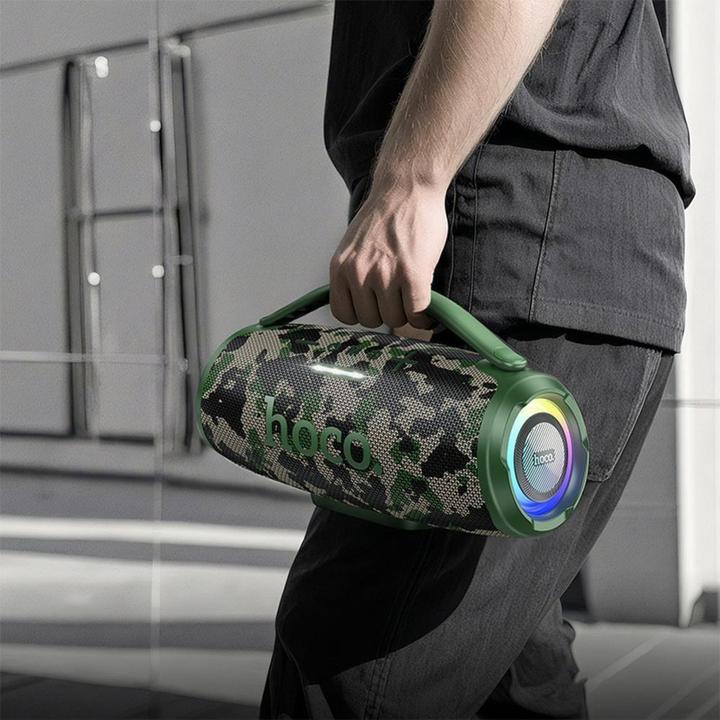 Actual product image Hoco Bluetooth speakers speaker bluetooth HA4 Mini camouflage green (4 h, Battery operated)