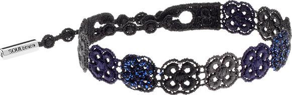 Actual product image Soulbrace bracelet Flower Power (26 cm, Textile embroidery)