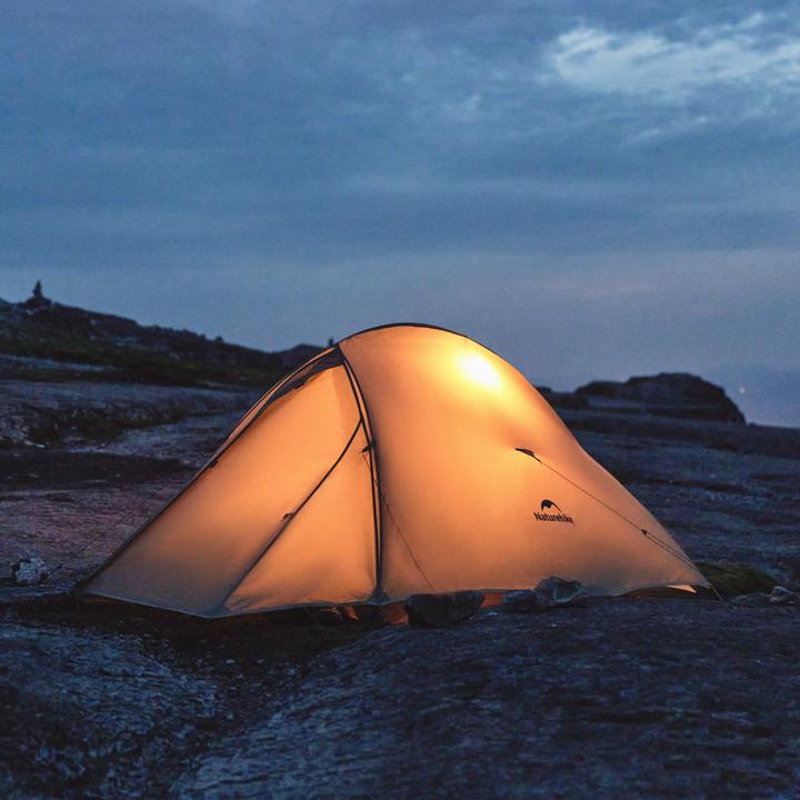 Actual product image Naturehike Cloud up series tents Pro Moon rock sand/1 persons/20D nylon (1 person)