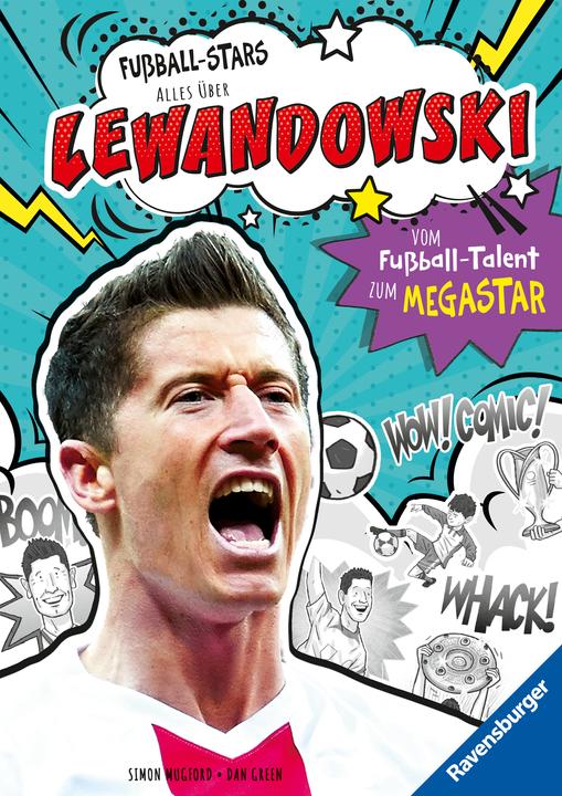 Immagine prodotto Ravensburger Fussball-Stars - Alles über Lewandowski (Tedesco, Dan Verde, Ulrich Thiele, Simon Mugford, 2024)