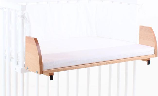 Image du produit Babybay Ensemble d'élargissement et âme de matelas en hêtre huilé pour l'original